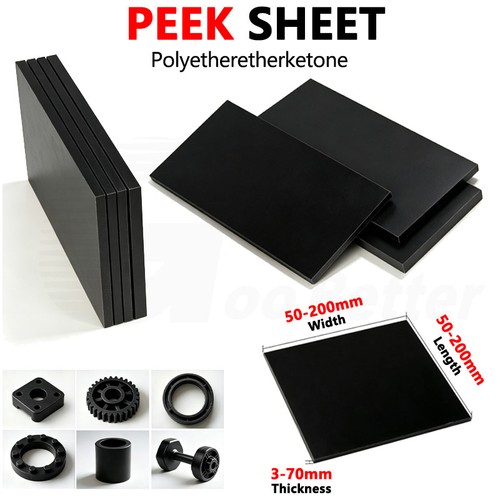 Foglio peek nero spessore - peek,