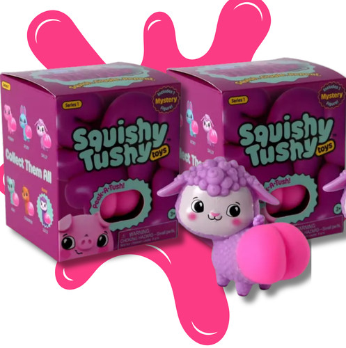Scatole squishy tushy - tushy, toys